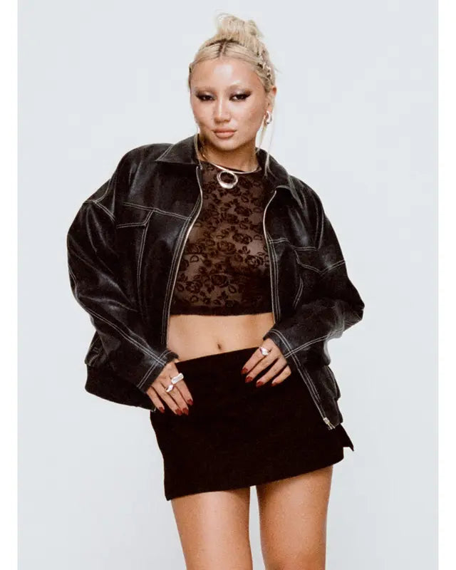 Eva Skirt – Jupe Short Fendue