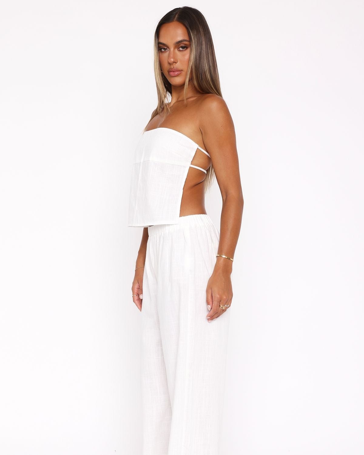 I Knew You'd Leave Pants White - Lina Morane
